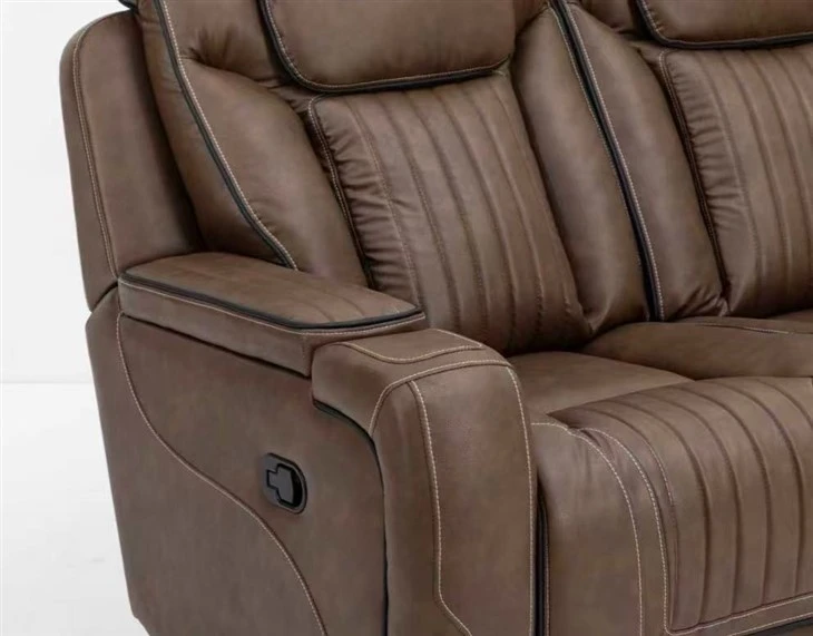 Manual Motion Reclining Loveseat With Storage price