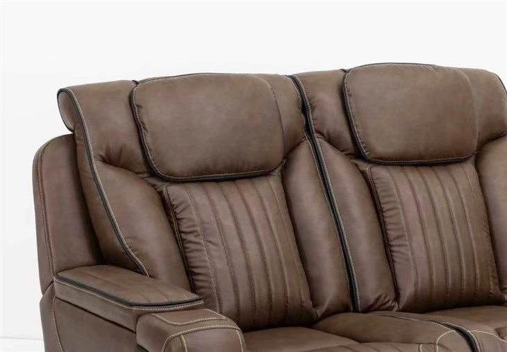 Manual Motion Reclining Loveseat With Storage high quality