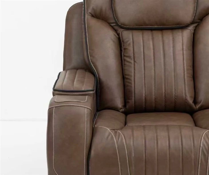 Manual Motion Reclining Loveseat With Storage manufacturers