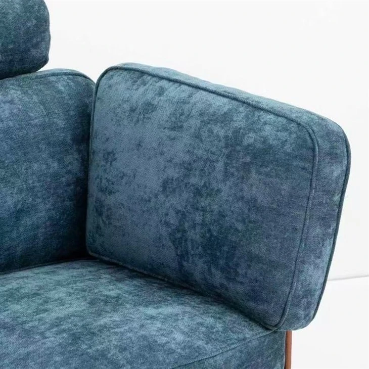Modern Dual-Material Fabric Modular Sofa manufacturers